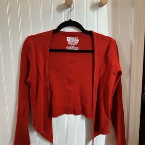 Big bud press wrap top in paprika